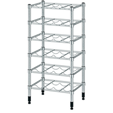 이케아 OMAR 오마르 와인선반 아연도금 46x36x94cm 201.672.11, 1개