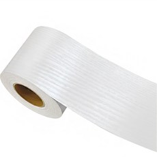 Mate 木紋飾條壁貼, 純白色, 10 cm x 8 m