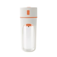 PYHO 믹서기 소형 블랜더 휴대용 전동 USB 충전 미니믹서기 무선 휴대용 믹서기 350ml, 오렌지