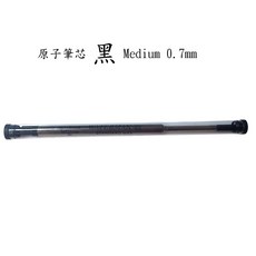 長益鋼筆 法國 威迪文 waterman 原子筆芯 配件, 1個, 黑色 M - W0791030