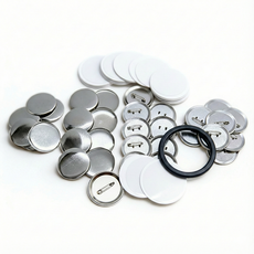 뱃지만들기 핀버튼 굿즈 제작 캔 배지 재료 부자재, 1개, 58mm(원형종이포함,철재) 1개, 58mm(원형종이포함,철재)