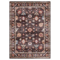 Gertmenian 실내 관리가 쉽고 세탁 가능한 부분 러그 - 7.6 x 12.7cm(3 x 5인치) 소형 거실 침실 입구의 통행이 많은 지역에 이상적 - 캐스퍼 브라