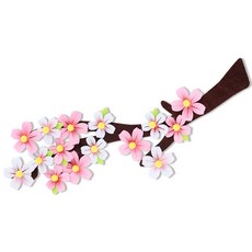 메이크문구 펠트 벚꽃나무가지 신형 투톤