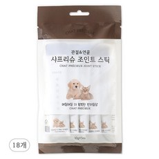 샤프리슈 관절 스틱 90일 수의사가 만든 강아지 고양이 반려동물 관절케어 짜먹는 츄르형, 5회분, 뼈/관절강화, 18개