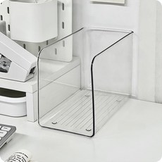 簡約透明書立架 桌面收納 文件整理, 透明書立1個，升級加厚不變形, 1個