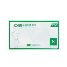 中衛 檢驗手套 PVC, 1個, 100個裝