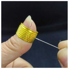 頂針器 護指頂針器 可調節頂針器 金屬頂針器 手縫 繡頂針 縫紉工具, 1個