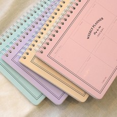 핑크풋 클래식 위클리 플래너, 1개, 상세페이지 참조