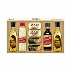 롯데 로스팜 런천미트 간장 식초 혼합 선물세트 설 추석 선물 LW2호, 롯데 로스팜97-LW2호 4세트(1박스)