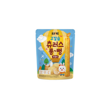 엘빈즈 유기농 츄러스 롱뻥, 인절미, 1개, 40g