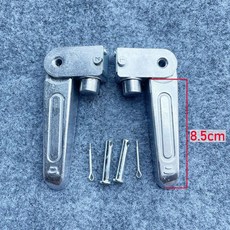 小龜王電動車腳踏板 愛臺鈴祖瑪擱腳鋁合金后腳踏配件, 升級加厚款一對