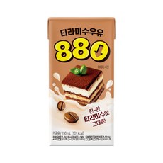 880 티라미수우유, 9개, 190ml