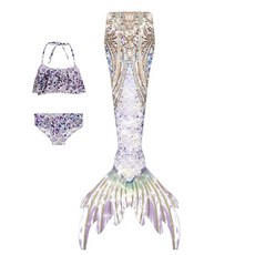 인어공주 수영복세트 코스튬 꼬리 공연복 수영복 여자
