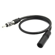 자동차 라디오 안테나 연장 케이블 35cm 13 인치 FM 코드 DIN 플러그 커넥터 동축, 01 1PCS, 01 35cm