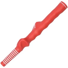 하이 퀄리티 내구성 골프 고무 손 모양 그립 운동 폴 스윙 훈련 트레이너 오른손잡이, 05 Red, 1개