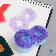 알파벳 숫자 스펀지 영아도장찍기스템프세트