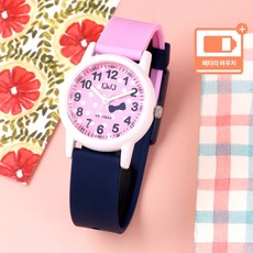 큐앤큐 어린이 아동 키즈 캐주얼 어린이집 생일선물 어린이 단체선물 아날로그 손목시계 + 배터리 바우처