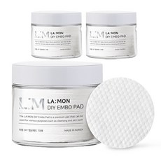 라몽 DIY 양면 엠보싱 메이크업 빅 패드 7 x 7cm, 70매입, 1개