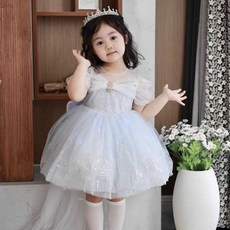 兔巴叮童裝 蓬蓬裙新款女童洛麗塔宮廷連衣裙 兒童寶寶洋氣禮服白雪公主高級公主洋裝畢業禮服蓬蓬裙花童禮服畢業拍照