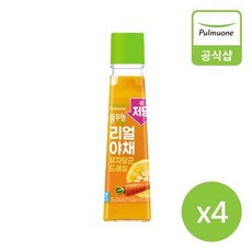 저당 리얼야채 유자당근 드레싱 (235g), 4개, 235g
