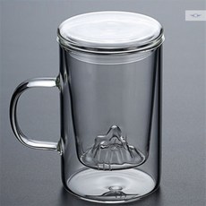 참앤코지 내열유리 티머그 500ml 고급머그잔