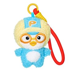 뽀로로 소프트 인형 키링 - 뽀글이 뽀로로, 혼합색상, 1개, 18cm