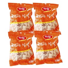 하림 뼈없는 닭발 무뼈 닭발, 1kg, 4개