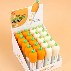 고체 풀 15g 당근10개+무우10개 20개입, 세트