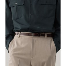 [매장정품] 드로우핏 DRAW FIT 카우 슬림 레더 벨트 [BROWN] DFAC5101BRF