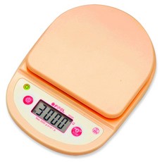 오펠 주방저울 대용량, 3kg, 베이비핑크, OF-3004A