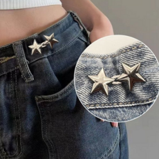 허리조절 요술단추 4set 옷수선 청바지허리줄이기 바지수선, 골드4set, 골드4set, 1개