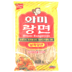 화미 화미랑면 납작당면, 500g, 2개