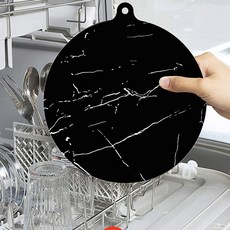 쿡탑 매트 스크래치 실리콘 플레이스 보호기 방지 식탁 미끄럼 주방, as picture, Bla 28cm