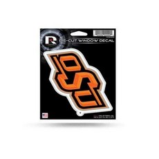 Rico Industries NCAA LSU 타이거스 다이 컷 팀 로고 쇼트 스포츠 스티커, 오클라호마 주립대 카우보이즈