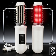 휴대용 무선 고데기 모발 손상 없는 음이온 고데기 매직기 3단 온도조절 헤어 뿌리 볼륨 고데기 충전식 여행 출장 외출용 고데기 스트레이트 웨이브, 회색