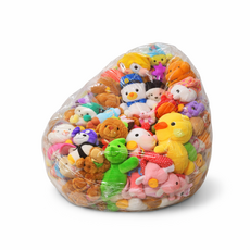 원더블 인형보관 빈백, 1개, 투명