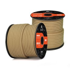 나일론 파라코드 4mm 9가닥 타입 III 30m 텐트 로프 캠핑 로프, 탠 껍질