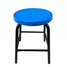 SUS 304 스테인레스 체어/의자 카페/병원/모던, 파란색 45cm 높이