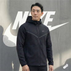 [백화점정품] 나이키 바람막이 남성 테크 윈드러너 우븐 풀집 후드 경량 재킷(카뭉 양말 증정)