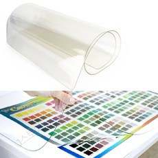 J스토어 [데스크매트] 클리어 PVC A1 사이즈 작업매트 사무매트 논슬립매트, 상세페이지참조