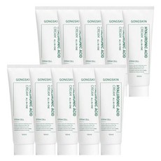 공스킨 저자극 수분 탄력 케어 줄기세포 히알루론산 올인원 크림, 10개, 100ml