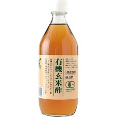 BIO MARCHE Corporation 일본직구 바이오마켓 자연유래 현미식초 16.9플로즈 (500ml), 사이즈, 1개, 500ml
