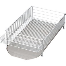 일본 라바제 la base 고급 올스텐 식기건조대 가로형(대) DLM-8563, 1개, 실버, 1단