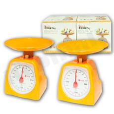 러브송 주부저울 주방 저울 1kg 2kg 규격 계량 아날로그