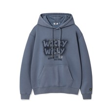 브랜드정품 와키윌리 WACKY WILLY 키키 피그먼트 그래픽 후드 스웻 블루 343482