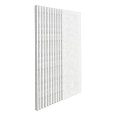 室內毛氈隔音貼, 白色, 1件