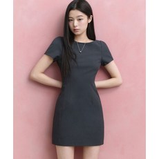 (국내매장정품) 무신사 스탠다드 MUSINSA STANDARD WOMAN 우먼즈 포멀 미니 드레스 [그레이] MWFOP5A02-GR 273754