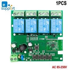 ALEXA 스마트 스위치 1/2/4CH RE EWELINK 오토메이션 릴레이 홈 WIFI, 4CH 85 250V