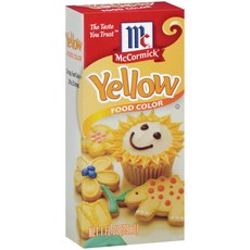 맥코믹 옐로우 식용 색소 1 fl oz McCormick Yellow Food Color 1 fl oz, 1개, 30ml