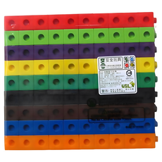 U.S.L遊思樂 2公分連接方塊10色100PCS 台灣製益智積木玩具，百變方塊/教育方塊，通過商檢局檢驗合格, 詳見包裝